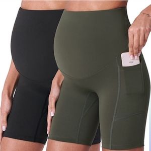 POSHDIVAH Biker, Yoga Shorts